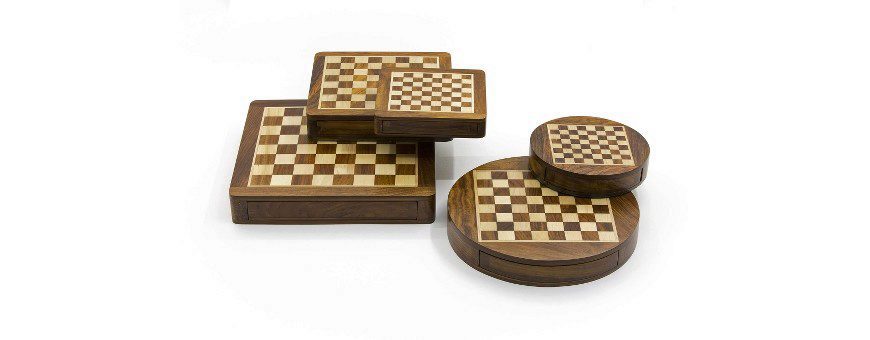Chess Set Magnetici in Legno