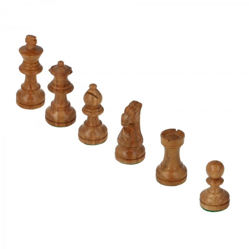 Set di pezzi degli scacchi di lusso Staunton Bridle da 4