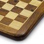 Scacchiera intarsiata in legno di noce e acero