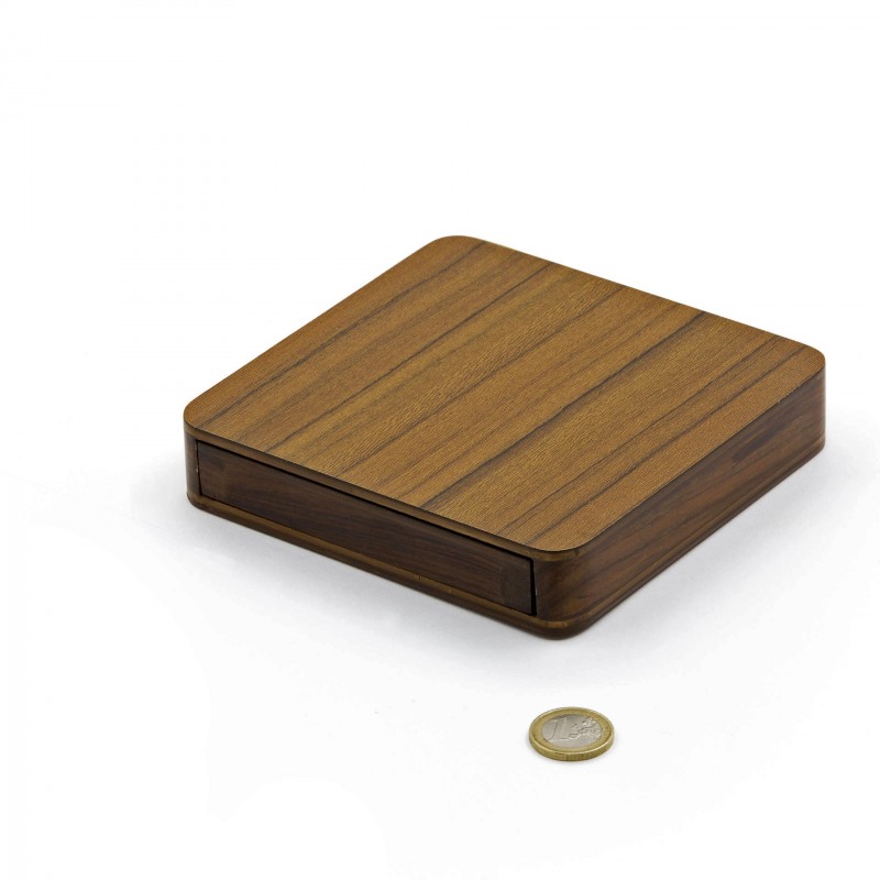 Scacchiera premium minimalista senza bordi solo in palissandro Scacchiera premium minimalista senza bordi solo in palissandro