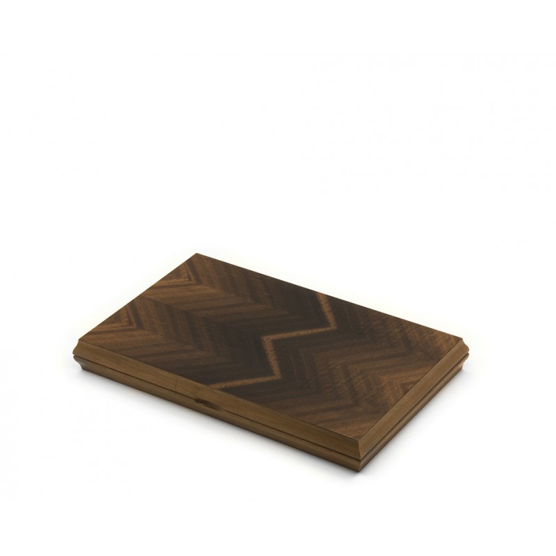 Backgammon In Legno D'ulivo Fatto A Mano - Elitecrafters - Dimensioni Medie Con Slot - Grecia