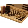 Backgammon e scacchi - valigetta con gioco del backgammon e scacchiera con gioco degli scacchi